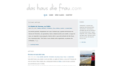 Desktop Screenshot of dashausdiefrau.com